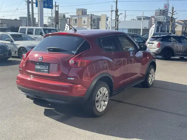 日産 ジューク 15RX タイプV 岐阜県 2013(平25)年 12.2万km 赤 地デジTV/バックカメラ/スペアキー/オートライト
