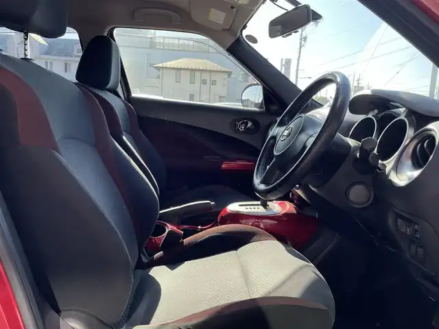 日産 ジューク 15RX タイプV 岐阜県 2013(平25)年 12.2万km 赤 地デジTV/バックカメラ/スペアキー/オートライト