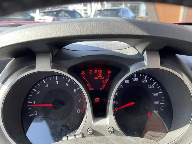 日産 ジューク 15RX タイプV 岐阜県 2013(平25)年 12.2万km 赤 地デジTV/バックカメラ/スペアキー/オートライト