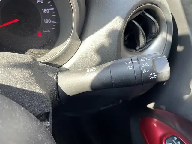 日産 ジューク 15RX タイプV 岐阜県 2013(平25)年 12.2万km 赤 地デジTV/バックカメラ/スペアキー/オートライト