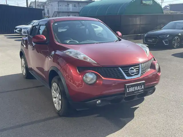 日産 ジューク 15RX タイプV 岐阜県 2013(平25)年 12.2万km 赤 地デジTV/バックカメラ/スペアキー/オートライト