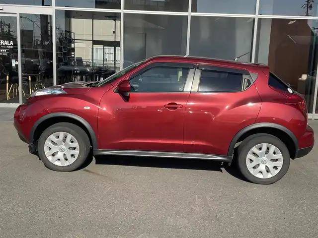 日産 ジューク 15RX タイプV 岐阜県 2013(平25)年 12.2万km 赤 地デジTV/バックカメラ/スペアキー/オートライト