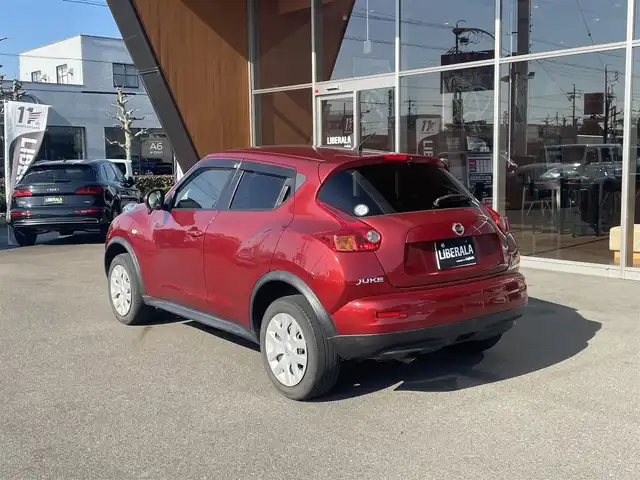 日産 ジューク 15RX タイプV 岐阜県 2013(平25)年 12.2万km 赤 地デジTV/バックカメラ/スペアキー/オートライト