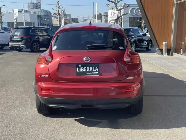 日産 ジューク 15RX タイプV 岐阜県 2013(平25)年 12.2万km 赤 地デジTV/バックカメラ/スペアキー/オートライト