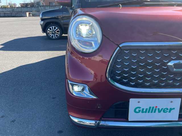 ダイハツ キャスト スタイル G SAⅢ 茨城県 2017(平29)年 4.5万km ファイアークォーツレッドM 社外ナビ/Bluetooth/フルセグTV/バックカメラ/ベンチシート/ドライブレコーダー/横滑り防止装置/オートライト/オートマチックハイビーム/LEDヘッドライト/フロアマット/純正15インチアルミホイール/スマートキー