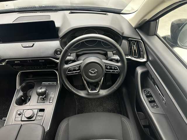 マツダ ＣＸ－６０ 25S Sパッケージ 兵庫県 2023(令5)年 1.1万km ジェットブラックマイカ 純正SDナビ(Bluetooth/USB/HDMI/フルセグ)/全方位カメラ/ワイヤレス充電/追従型クルーズコントロール/ブラインドスポットモニター/オートライト/オートマチックハイビーム/LEDヘッドライト/セーフティパッケージ/シースルーパッケージ/パドルシフト/純正18インチアルミホイール/純正フロアマット/前後ドライブレコーダー/ETC/コーナーセンサー