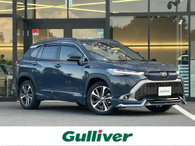 トヨタ カローラ クロス ハイブリッド Z 栃木県 2024(令6)年 0.6万km マッシブグレー ワンオーナー/トヨタセーフティセンス/モデリスタエアロ/デジタルインナーミラー/純正ナビ/フルセグTV/Bluetooth/USB/パノラミックビューモニター/ビルトインETC/D席パワーシート/前席シートヒーター/ハンズフリーパワーバックドア/レーダークルーズコントロール/ブラインドスポットモニター/プッシュスタート/ステアリングリモコン/LEDオートライト/LEDフォグランプ/純正18インチAW/アイドリングストップ/横滑り防止装置/電動格納ミラー/ドアバイザー/保証書/取説