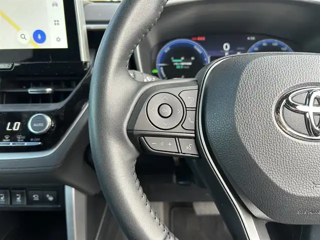 トヨタ カローラ クロス ハイブリッド Z 栃木県 2024(令6)年 0.6万km マッシブグレー ワンオーナー/トヨタセーフティセンス/モデリスタエアロ/デジタルインナーミラー/純正ナビ/フルセグTV/Bluetooth/USB/パノラミックビューモニター/ビルトインETC/D席パワーシート/前席シートヒーター/ハンズフリーパワーバックドア/レーダークルーズコントロール/ブラインドスポットモニター/プッシュスタート/ステアリングリモコン/LEDオートライト/LEDフォグランプ/純正18インチAW/アイドリングストップ/横滑り防止装置/電動格納ミラー/ドアバイザー/保証書/取説