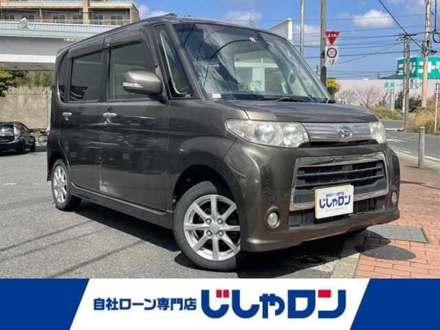 ダイハツ タント カスタム L 福岡県 2012(平24)年 8.1万km グレー (株)IDOMが運営する【じしゃロン八幡西店】の自社ローン専用車両になります。こちらは現金またはオートローンご利用時の価格です。自社ローンご希望の方は別途その旨お申付け下さい/社外ナビ　/（フルセグ/Bluetooth/）/ETC/片側スライドドア