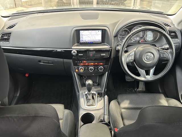 マツダ ＣＸ－５ XD 静岡県 2014(平26)年 10万km アルミニウムメタリック 社外HDDナビ/・CD/・DVD/・AM/・FM/主要装備/・衝突軽減/・クルコン/・オートライト/・バックカメラ/・サイドカメラ/・ETC/・ステアリングスイッチ/・スマートキー/・プッシュスタート/・純正アルミホイール/・純正フロアマット