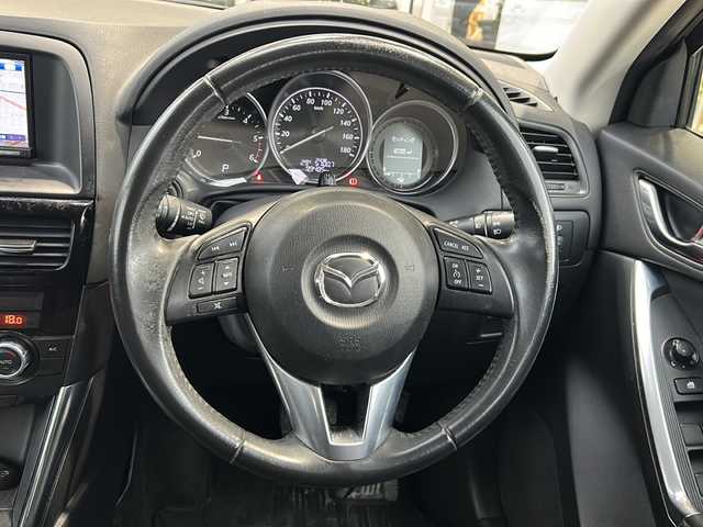 マツダ ＣＸ－５ XD 静岡県 2014(平26)年 10万km アルミニウムメタリック 社外HDDナビ/・CD/・DVD/・AM/・FM/主要装備/・衝突軽減/・クルコン/・オートライト/・バックカメラ/・サイドカメラ/・ETC/・ステアリングスイッチ/・スマートキー/・プッシュスタート/・純正アルミホイール/・純正フロアマット