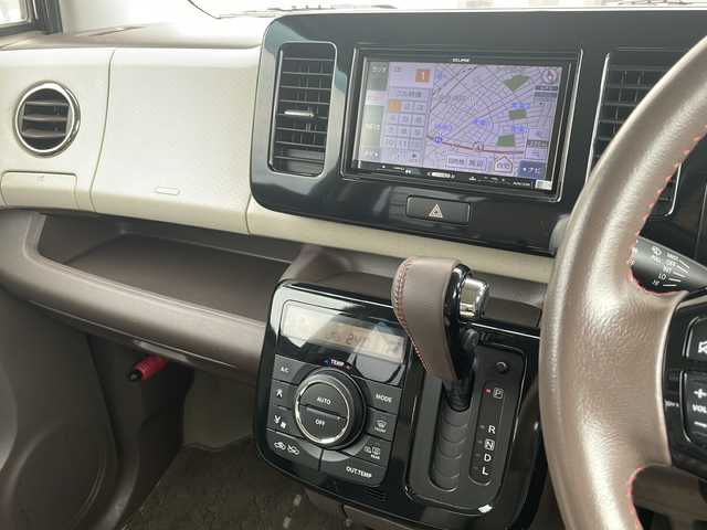 日産 モコ ドルチェX FOUR 青森県 2014(平26)年 6.9万km アーバンブラウン 4WD/社外メモリナビ・ワンセグTV/専用合皮シート/運転席シートヒーター/ビルトインETC/アイドリングストップ/HIDライト/オートライト/フォグランプ/純正14インチアルミ/インテリキー/プッシュスタート/ドアバイザー/純正フロアマット