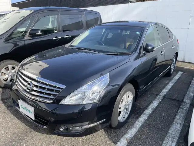 日産 ティアナ 250XE 新潟県 2013(平25)年 7.6万km 紺Ｍ メモリナビ/純正ホイール夏タイヤ装着/社外スタッドレスタイヤ装着/バックカメラ/ウィンカーミラー/プッシュスタート/ETC/Bluetooth/スペアキー1個