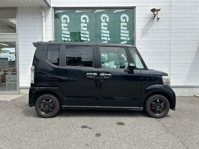 ホンダ Ｎ ＢＯＸ カスタム G Lパッケージ 新潟県 2012(平24)年 6.3万km クリスタルブラックパール ワンオーナー/ウィンカーミラー/片側パワースライドドア/アイドリングストップ/パワーバックドア/純正フロアマット