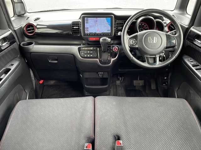 ホンダ Ｎ ＢＯＸ 2トーン カスタム G Aパッケージ 岐阜県 2014(平26)年 18.1万km 白 純正フロアマット　/フルセグTV　/バックカメラ　/ETC　/片側パワースライドドア　/ベンチシート　/フルフラットシート　/ABS　/横滑り防止装置　/LED　/エアバックW　/カーテンエアバッグ