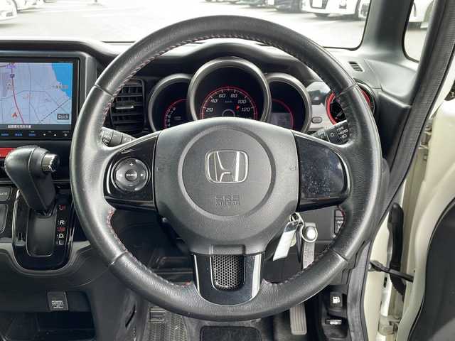 ホンダ Ｎ ＢＯＸ 2トーン カスタム G Aパッケージ 岐阜県 2014(平26)年 18.1万km 白 純正フロアマット　/フルセグTV　/バックカメラ　/ETC　/片側パワースライドドア　/ベンチシート　/フルフラットシート　/ABS　/横滑り防止装置　/LED　/エアバックW　/カーテンエアバッグ