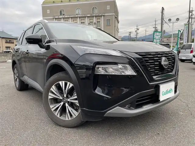 日産 エクストレイル X e－4ORCE 千葉県 2023(令5)年 3.5万km ダイヤモンドブラック 235/60R18/エマージェンシーブレーキ/インテリジェントクルーズコントロール/純正コネクトナビ/地デジTV/【Bluetooth接続】/アラウンドビューモニター（前後撮影）/ドライブレコーダー/革巻きステアリング/ステアリングスイッチ/ETC/LEDヘッドライト/フォグライト/ウインカーミラー/コーナーセンサー/純正18インチアルミホイル/サイド/カーテンエアバッグ/インテリジェントキー