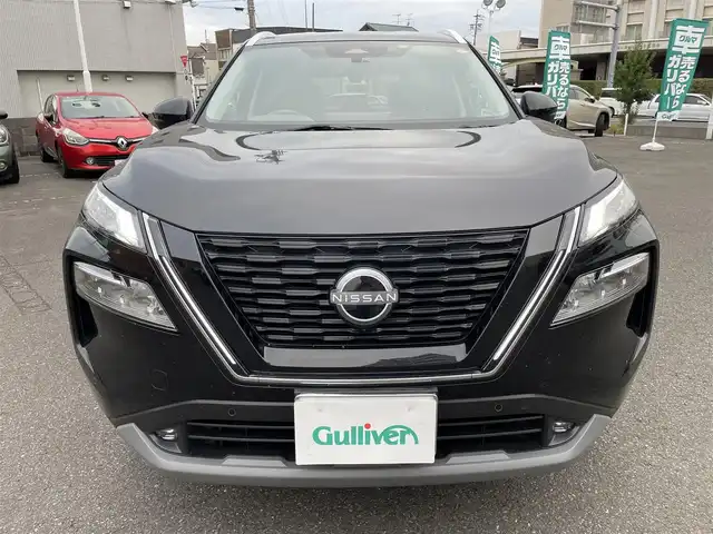 日産 エクストレイル X e－4ORCE 千葉県 2023(令5)年 3.5万km ダイヤモンドブラック 235/60R18/エマージェンシーブレーキ/インテリジェントクルーズコントロール/純正コネクトナビ/地デジTV/【Bluetooth接続】/アラウンドビューモニター（前後撮影）/ドライブレコーダー/革巻きステアリング/ステアリングスイッチ/ETC/LEDヘッドライト/フォグライト/ウインカーミラー/コーナーセンサー/純正18インチアルミホイル/サイド/カーテンエアバッグ/インテリジェントキー