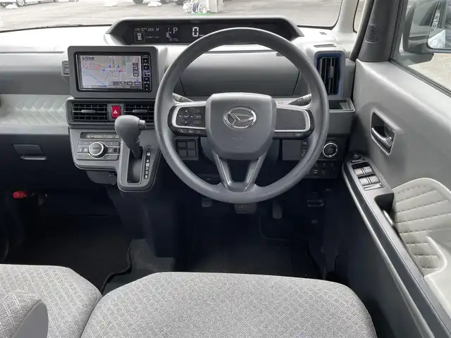 ダイハツ タント X 静岡県 2019(令1)年 1.9万km シャイニングホワイトパール スマートアシスト/・衝突回避支援ブレーキ機能/・誤発進抑制制御機能/・車線逸脱機能/・先行車発進お知らせ機能/・オートハイビーム/純正メモリナビ・フルセグ（NMZK-W70D）/DVD/CD/SD/USB/Bluetooth/全方位カメラ/バックカメラ/左側パワースライドドア/LEDライト/アイドリングストップ/スマートキー2個/プッシュスタート/フロアマット/ドアバイザー/新車時保証書/取扱説明書
