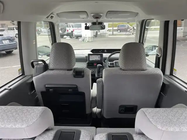 ダイハツ タント X 静岡県 2019(令1)年 1.9万km シャイニングホワイトパール スマートアシスト/・衝突回避支援ブレーキ機能/・誤発進抑制制御機能/・車線逸脱機能/・先行車発進お知らせ機能/・オートハイビーム/純正メモリナビ・フルセグ（NMZK-W70D）/DVD/CD/SD/USB/Bluetooth/全方位カメラ/バックカメラ/左側パワースライドドア/LEDライト/アイドリングストップ/スマートキー2個/プッシュスタート/フロアマット/ドアバイザー/新車時保証書/取扱説明書