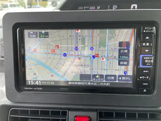 ダイハツ タント X 静岡県 2019(令1)年 1.9万km シャイニングホワイトパール スマートアシスト/・衝突回避支援ブレーキ機能/・誤発進抑制制御機能/・車線逸脱機能/・先行車発進お知らせ機能/・オートハイビーム/純正メモリナビ・フルセグ（NMZK-W70D）/DVD/CD/SD/USB/Bluetooth/全方位カメラ/バックカメラ/左側パワースライドドア/LEDライト/アイドリングストップ/スマートキー2個/プッシュスタート/フロアマット/ドアバイザー/新車時保証書/取扱説明書