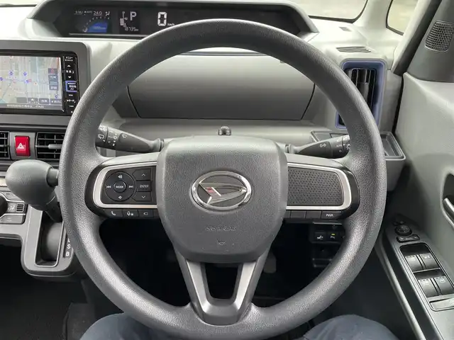 ダイハツ タント X 静岡県 2019(令1)年 1.9万km シャイニングホワイトパール スマートアシスト/・衝突回避支援ブレーキ機能/・誤発進抑制制御機能/・車線逸脱機能/・先行車発進お知らせ機能/・オートハイビーム/純正メモリナビ・フルセグ（NMZK-W70D）/DVD/CD/SD/USB/Bluetooth/全方位カメラ/バックカメラ/左側パワースライドドア/LEDライト/アイドリングストップ/スマートキー2個/プッシュスタート/フロアマット/ドアバイザー/新車時保証書/取扱説明書