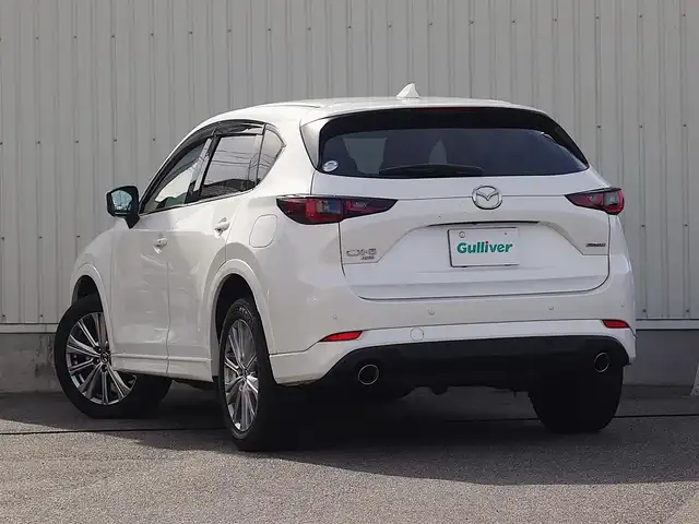 マツダ ＣＸ－５ 25S エクスクルーシブモード 山形県 2022(令4)年 4.6万km スノーフレイクホワイトパールマイカ 4WD/BOSEサウンドシステム/衝突被害軽減システム/純正SDナビ/　　【CD DVD BT フルセグ USB】/DVDプレイヤー/全周囲カメラ/電動リアゲート/レーダークルーズコントロール/LEDオートヘッドライト/ブラウンレザーシート/パワーシート/シートエアコン/シートヒーター/純正19インチアルミホイール/ドライブレコーダー/アイドリングストップ/コーナーセンサー/ステアリングスイッチ/MTモード付AT/電動格納ウィンカーミラー/スマートキー/ETC