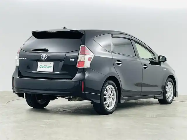 トヨタ プリウス α S チューンブラック Ⅱ 福島県 2017(平29)年 7.7万km アティチュードブラックマイカ 横滑り防止/純正8インチメモリナビ/・バックカメラ/・フルセグ/・ビルトインETC2.0/・USB/・HDMI/・SD/・CD/DVD/・Bluetooth/・ステアリングスイッチ/シートヒーター/LEDヘッドライト/・オートライト/・フォグランプ/純正フロアマット/スマートキー /・プッシュスタート