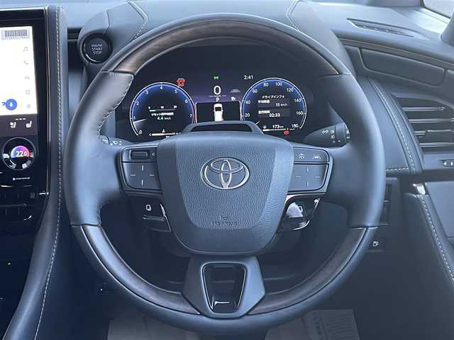 トヨタ アルファード Z 東京都 2024(令6)年 0.1千km ゴールド ワンオーナー/寒冷地仕様車/Toyota Safty Sense/・PCS(プリクラッシュセーフティ)/・LDA(レーンディパーチャーアラート)/・BSM(ブラインドスポットモニター)/・レーダークルーズコントロール/・オートマチックハイビーム/・RCTA(リヤクロストラフィックアラート)/安全装備/・アドバンストパーク/・パーキングサポートブレーキ/・アドバンスドライブ/・HUD(ヘッドアップディスプレイ)/左右独立ムーンルーフ/純正ナビ/ (FM/AM/BT/フルセグTV)/車外カメラ/ (バック/全方位)/ビルトインETC/デジタルインナーミラー/ウッドコンビステアリング/静電式ステアリングスイッチ/レザーシート/パワーシート/ (運転席/助手席/二列目席)/メモリーシート/ (運転席)/シートヒーター/ (運転席/助手席/二列目席)/エアーシート/ (運転席/助手席/二列目席)/キャプテンシート/オットマン/両側パワースライドドア/パワーバックドア/プッシュスタート/スマートキー/スペアキー/純正18インチAW/純正LEDヘッドライト/シーケンシャルウインカー