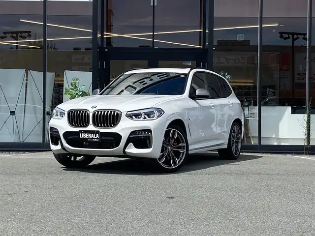 ＢＭＷ Ｘ３ M40d 福岡県 2021(令3)年 3.3万km アルピンホワイトⅢ ・パノラマスライディングルーフ/・アクティブクルーズコントロール/・純正ＨＤＤナビ／ＵＳＢ／ＢＴ/・全方位カメラ/・黒革シート／シートヒーター/・ドライブレコーダー/・ＥＴＣ/・純正２１ＡＷ/・保証書/・取扱説明書