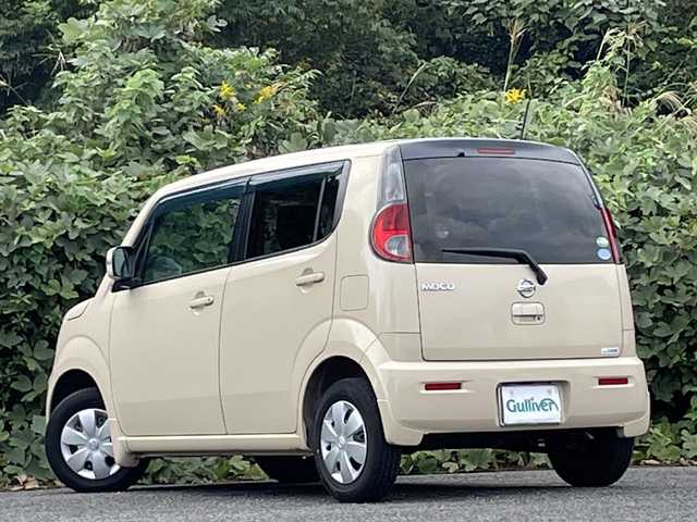 日産 モコ X 大分県 2013(平25)年 3.5万km ミルクティーベージュ 純正メモリーナビ/地デジ/スマートキー/エンジンプッシュスタート
