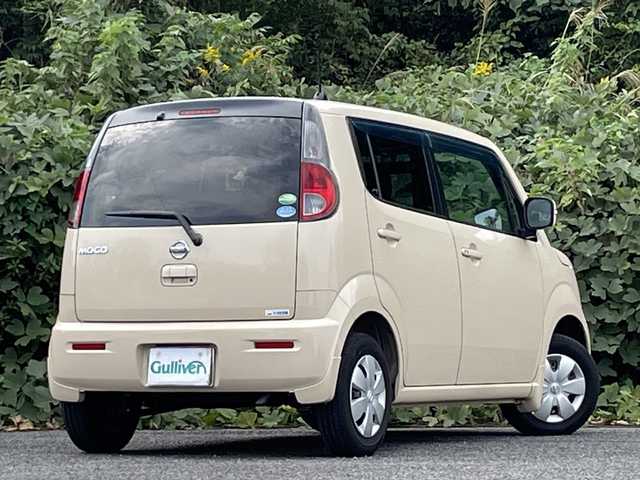 日産 モコ X 大分県 2013(平25)年 3.5万km ミルクティーベージュ 純正メモリーナビ/地デジ/スマートキー/エンジンプッシュスタート