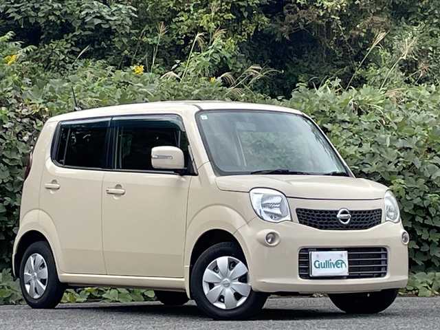 日産 モコ X 大分県 2013(平25)年 3.5万km ミルクティーベージュ 純正メモリーナビ/地デジ/スマートキー/エンジンプッシュスタート