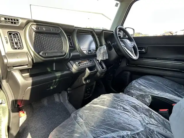 スズキ ハスラー タフワイルド 鹿児島県 2024(令6)年 0.1千km クールカーキPM 純正ナビ/(フルセグTV/Bluetooth/AppleCarPlay/AndroidAuto)/デュアルカメラブレーキサポート/誤発進抑制装置/車線逸脱警報/アダプティブクルーズコントロール/全方位カメラ/LEDヘッドライト/シートヒーター/純正15インチアルミホイール/ルーフレール/スマートキー