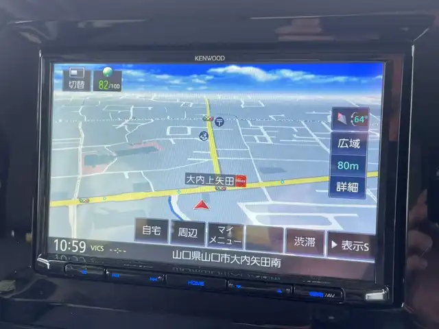 スズキ ワゴンＲ スマイル HYBRID X 山口県 2023(令5)年 0.9万km インディゴブルーメタリック/ホワイト2トーン 純正ナビ/DVD/CD/BT/USB/フルセグTV/両側パワースライドドア/純正LEDヘッドライト/純正フォグランプ/オートライト/右前席シートヒーター/衝突被害軽減ブレーキ/LKA/横滑り防止/コーナーセンサー/アイドリングストップ/スマートキー/ビルトインETC/純正フロアマット/純正ドアバイザー/ドライブレコーダー/電動格納ウインカードアミラー