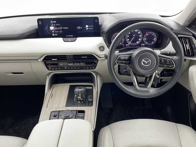 マツダ ＣＸ－６０ XD エクスクルーシブモード 大阪府 2023(令5)年 1.5万km ロジウムホワイトプレミアムメタリック 【メーカーOP】/パノラマサンルーフ/【主要装備】/12.3インチセンターディスプレイ/・フルセグテレビ/・AM/FM/BT/・Apple　Carplay/Android Auto/・Boseサウンドシステム+12スピーカー/ヘッドアップディスプレイ/白革合皮シート/・パワーシート（運転席/助手席）/・シートヒーター/エアシート（運転席/助手席）/置くだけ充電/USB端子/【安全装備】/マツダレーダークルーズコントロール（全車速追従機能付き）/360°ビューモニター/スマートブレーキサポート/クルージング＆トラフィック・サポート/DEA/ドライバーモニタリング/ブラインドスポットモニター