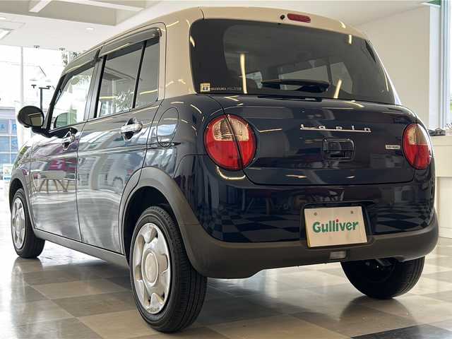 スズキ ラパン モード 岐阜県 2021(令3)年 9.5万km ノクターンブルーパール/ホワイト 2トーンルーフ ワンオーナー/SDナビ/フルセグテレビ/全方位カメラ/Bluetooth/USB/iPod/VTR/D＋N席シートヒーター/LEDヘッドライト/純正フロアマット/パーキングアシスト/アイドリングストップ/スペアキー/アンチブレーキシステム/横滑り防止装置/レーンキープアシスト/盗難防止システム/オートマチックハイビーム/オートライト/デュアルブレーキサポート