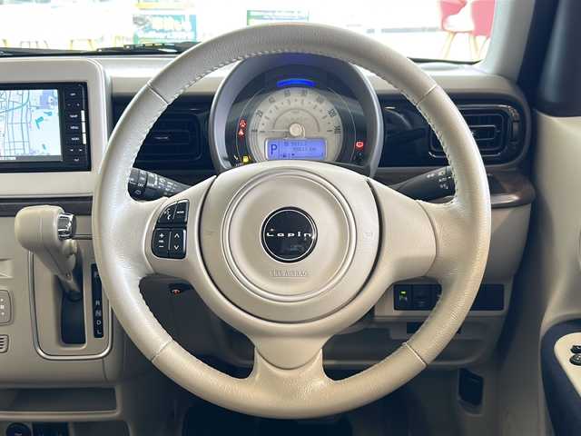 スズキ ラパン モード 岐阜県 2021(令3)年 9.5万km ノクターンブルーパール/ホワイト 2トーンルーフ ワンオーナー/SDナビ/フルセグテレビ/全方位カメラ/Bluetooth/USB/iPod/VTR/D＋N席シートヒーター/LEDヘッドライト/純正フロアマット/パーキングアシスト/アイドリングストップ/スペアキー/アンチブレーキシステム/横滑り防止装置/レーンキープアシスト/盗難防止システム/オートマチックハイビーム/オートライト/デュアルブレーキサポート