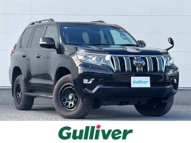 トヨタ ランドクルーザー プラド TX 茨城県 2023(令5)年 1.5万km ブラック 純正ナビ/　(AM/FM/CD/DVD/iPod/Bluetooth/フルセグ)/バックカメラ/追従型クルーズコントロール/サンルーフ/ETC/LEDヘッドライト/RAYS17インチアルミホイール/ルーフレール/前後コーナーセンサー/センターデフロック/ダウンヒルアシストコントロール/オートライト/カーテンエアバック