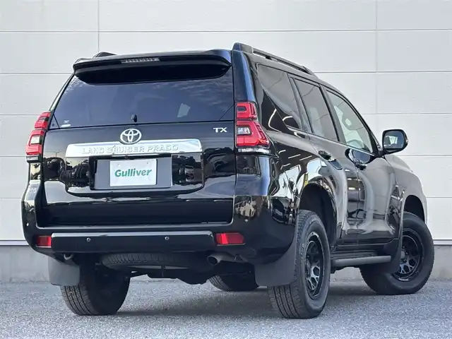 トヨタ ランドクルーザー プラド TX 茨城県 2023(令5)年 1.5万km ブラック 純正ナビ/　(AM/FM/CD/DVD/iPod/Bluetooth/フルセグ)/バックカメラ/追従型クルーズコントロール/サンルーフ/ETC/LEDヘッドライト/RAYS17インチアルミホイール/ルーフレール/前後コーナーセンサー/センターデフロック/ダウンヒルアシストコントロール/オートライト/カーテンエアバック