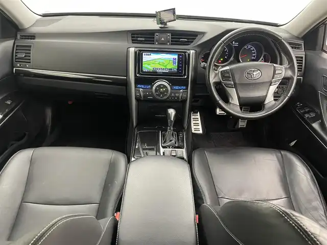 トヨタ マークＸ 250S 岡山県 2017(平29)年 8.2万km プレシャスブラックパール 社外メモリナビ(MDV-Z904W7) 　/(Bluetooth/CD/Carplay/AndroidAuto/DVD)/バックカメラ/トヨタセーフティーセンス/レーダークルーズコントロール(追従あり)/ドライブレコーダー(社外・前)/ビルトインETC/パワーシート(運転席/助手席)/コーナーセンサー(前後)/シートヒーター(運転席/助手席)/ミュージックサーバー(SD)/USB/純正アルミホイール/MTモード付AT/パドルシフト/レーンアシスト/衝突被害軽減システム/社外レーダー/パドルシフト/取扱説明書/ナビ取扱説明書