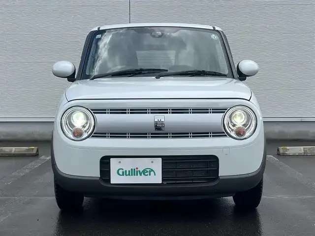 スズキ ラパン S 秋田県 2017(平29)年 4万km ピュアホワイトP 衝突軽減システム/４WD/社外オーディオ（AM/FM/CD)/スマートキー/純正エンジンスターター/アイドリングストップ/プッシュスタート/前席シートヒーター/ヒルスタートアシスト/純正フロアマット/純正ドアバイザー/オートエアコン/パワーステアリング/パワーウィンドウ/横滑り防止/盗難防止装置/寒冷地仕様/電動格納ミラー/保証書/取扱説明書/記録簿