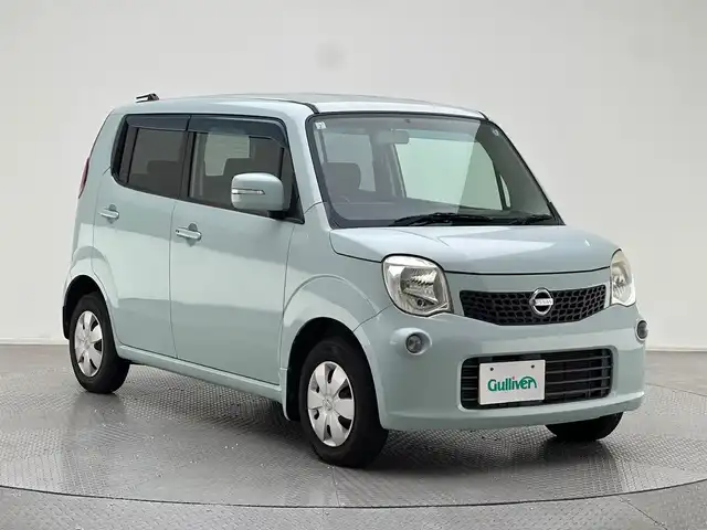 日産 モコ X 兵庫県 2011(平23)年 10.2万km アロマティックアクア 純正モニター付きオーディオ/バックカメラ/ヘッドライトレベライザー/ドアバイザー/純正マット/スマートキー/プッシュスタート/社外ETC