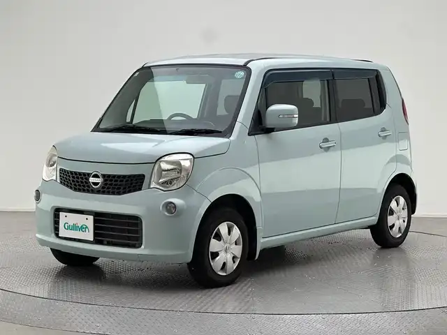 日産 モコ X 兵庫県 2011(平23)年 10.2万km アロマティックアクア 純正モニター付きオーディオ/バックカメラ/ヘッドライトレベライザー/ドアバイザー/純正マット/スマートキー/プッシュスタート/社外ETC