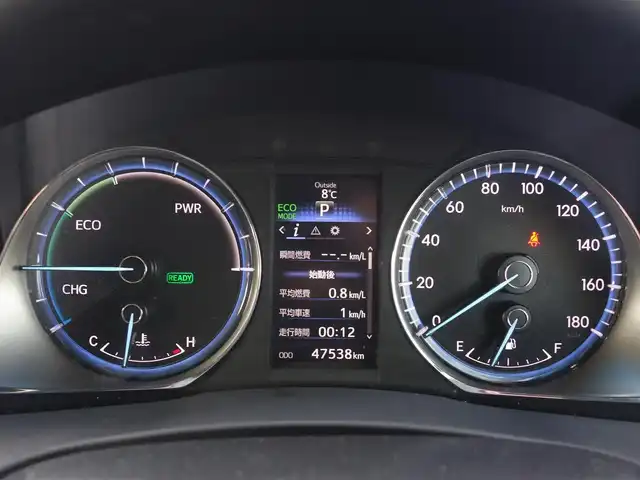 トヨタ ハリアー ハイブリッド エレガンス 山形県 2014(平26)年 4.8万km ホワイトパールクリスタルシャイン 4WD/純正SDナビ/　　【CD DVD BT フルセグ】/バックカメラ/LEDオートヘッドライト/ハーフレザーシート/パワーシート/純正17インチアルミホイール/ドライブレコーダー/ステアリングスイッチ/MTモード付AT/電動格納ウィンカーミラー/フォグランプ/スマートキー×2/ETC