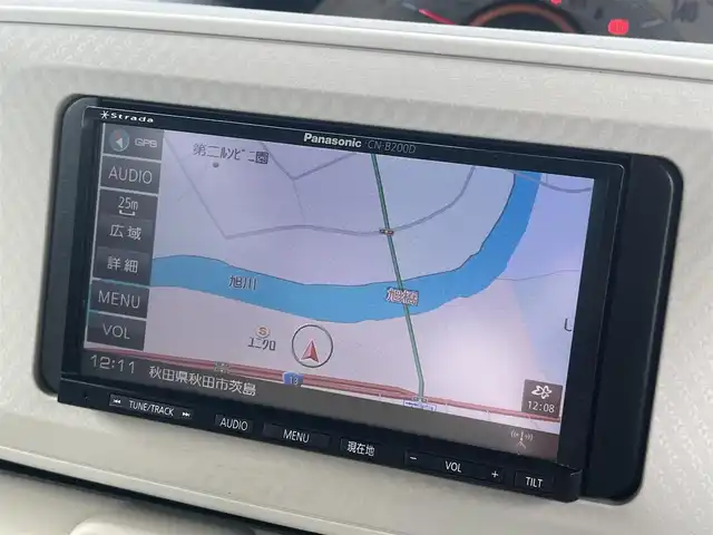 ダイハツ ムーヴ キャンバス X LTD SA Ⅱ 秋田県 2017(平29)年 7.3万km ブラックマイカメタリック ４WD/衝突軽減システム/誤発進抑制機能/両側パワスラ/社外ナビ/スマートキー/アイドリングストップ/プッシュスタート/レーンキープアシスト/ステアリングスイッチ/ヒルスタートアシスト/ETC/純正フロアマット/オートライト/オートエアコン/横滑り防止/盗難防止装置/寒冷地仕様/レベライザー/電動格納ミラー/保証書/取扱説明書/記録簿