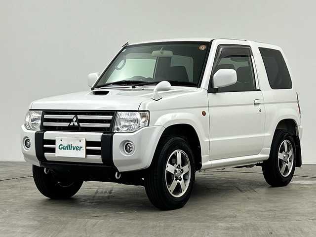 三菱 パジェロ ミニ VR 三重県 2011(平23)年 3.7万km シルキーホワイト /禁煙車//社外オーディオ/・CD・AM・FM//4WD//AC//フロアマット//ドアバイザー//ハロゲンライト//リモコンキー