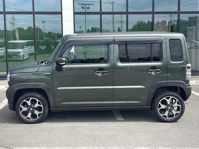 スズキ ハスラー HYBRID X 道東・釧路十勝 2020(令2)年 3.4万km クールカーキPM ・4WD/・純正SDナビ/（CD DVD BT フルセグ USB MSV）/・全周囲カメラ/・LEDヘッドライト/・オートライト/・デュアルカメラブレーキサポート/・ヒルスタートアシストスイッチ/・グリップコントロールスイッチ/・スノーモードスイッチ/・前席シートヒーター/・アイドリングストップ/・コーナーセンサー/・ステアリングスイッチ/・電動格納ウィンカーミラー/・ミラーヒーター/・フォグランプ/・純正フロアマット/・ドアバイザー/・スマートキー/・プッシュスタート/・純正15インチアルミホイール