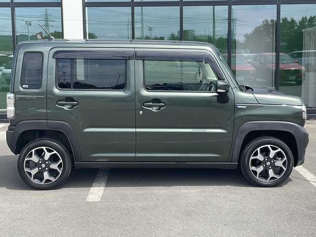 スズキ ハスラー HYBRID X 道東・釧路十勝 2020(令2)年 3.4万km クールカーキPM ・4WD/・純正SDナビ/（CD DVD BT フルセグ USB MSV）/・全周囲カメラ/・LEDヘッドライト/・オートライト/・デュアルカメラブレーキサポート/・ヒルスタートアシストスイッチ/・グリップコントロールスイッチ/・スノーモードスイッチ/・前席シートヒーター/・アイドリングストップ/・コーナーセンサー/・ステアリングスイッチ/・電動格納ウィンカーミラー/・ミラーヒーター/・フォグランプ/・純正フロアマット/・ドアバイザー/・スマートキー/・プッシュスタート/・純正15インチアルミホイール