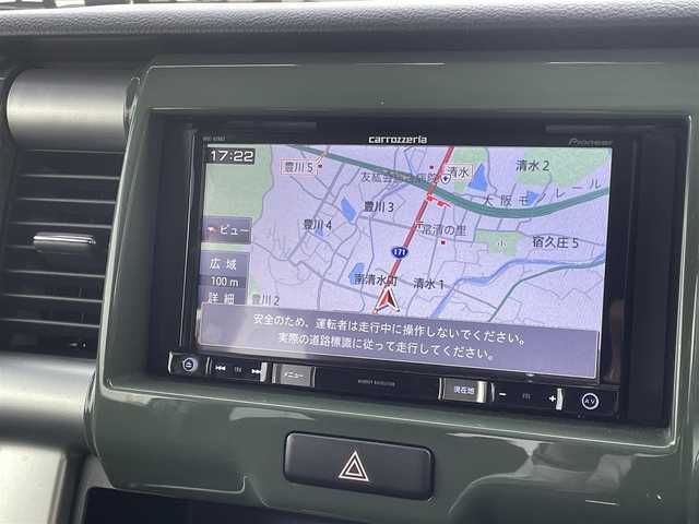 スズキ ハスラー J 大阪府 2019(平31)年 0.6万km クールカーキPM ワンオーナー/メモリナビ/フルセグテレビ/バックカメラ/ドアバイザー/プッシュスタート/ETC
